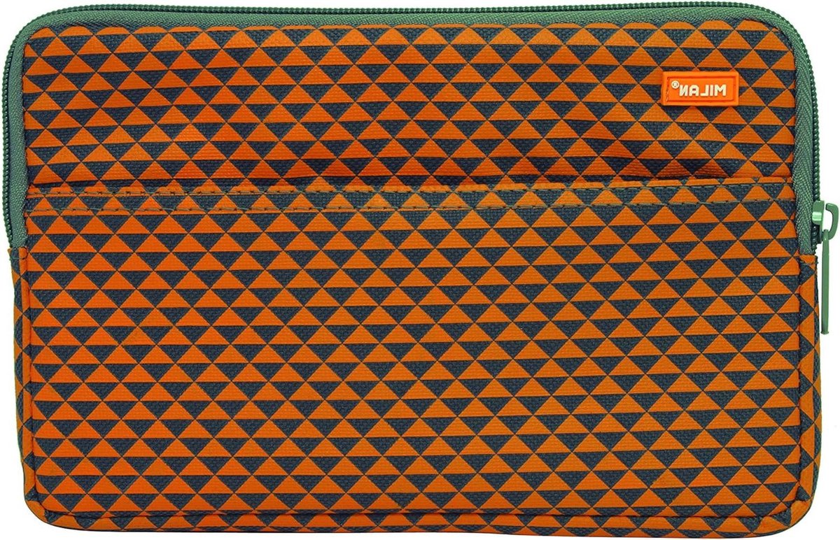 Etui Prints 2 - Pennendoosje Pennenmap - Schoolspullen Organiseren - Voorvak met rits - 21.5 x 14.5 x 2 cm