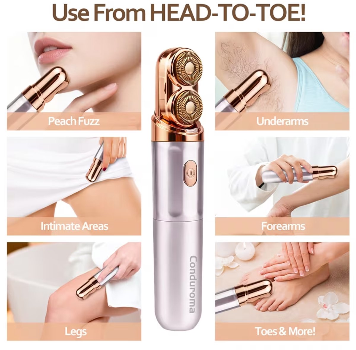 Epispring Shaver Oplaadbaar - Gezichtsepilator thumbnail 2