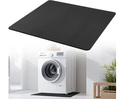 Anti vibratie mat wasmachine 60x60 cm dubbelzijdig antislip waterdichte onderlegmat voor wasmachine en droger