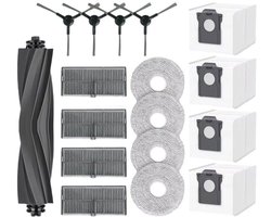 17-delige accessoire set voor stofzuigers, geschikt voor Dreame L40 Ultra AE/D20 Ultra / RLD31SE / Mova E40 Ultra: hoofdborstel, filter, dweil