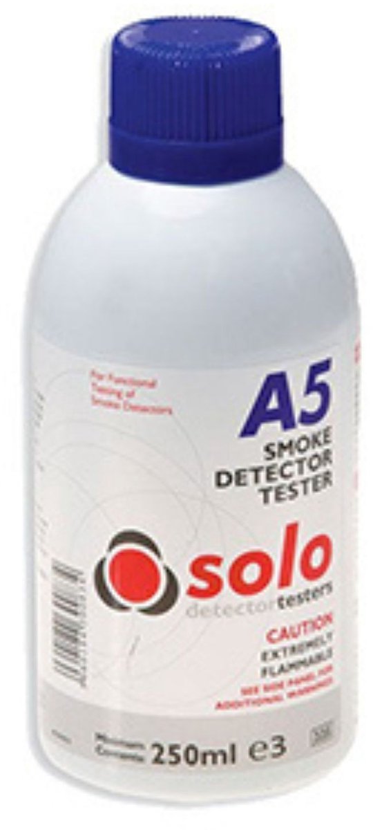 Solo A5 Rookmelder testspray - Testgas - Handheld gebruik of met dispenser - 250 ml