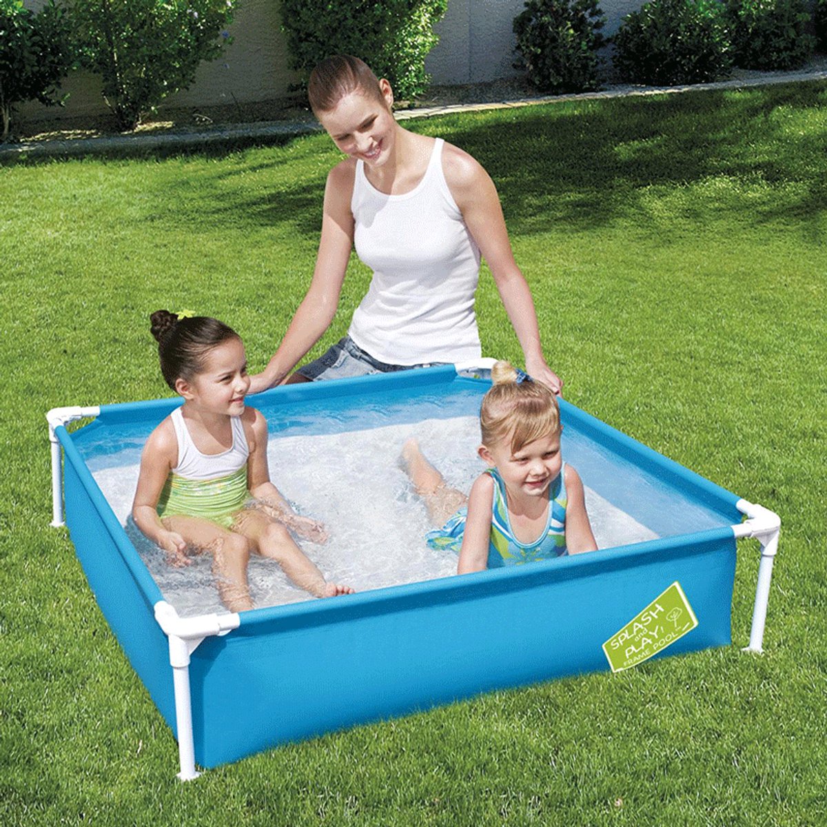 Bestway My first frame zwembad vierkant 122 cm — afbeelding 9