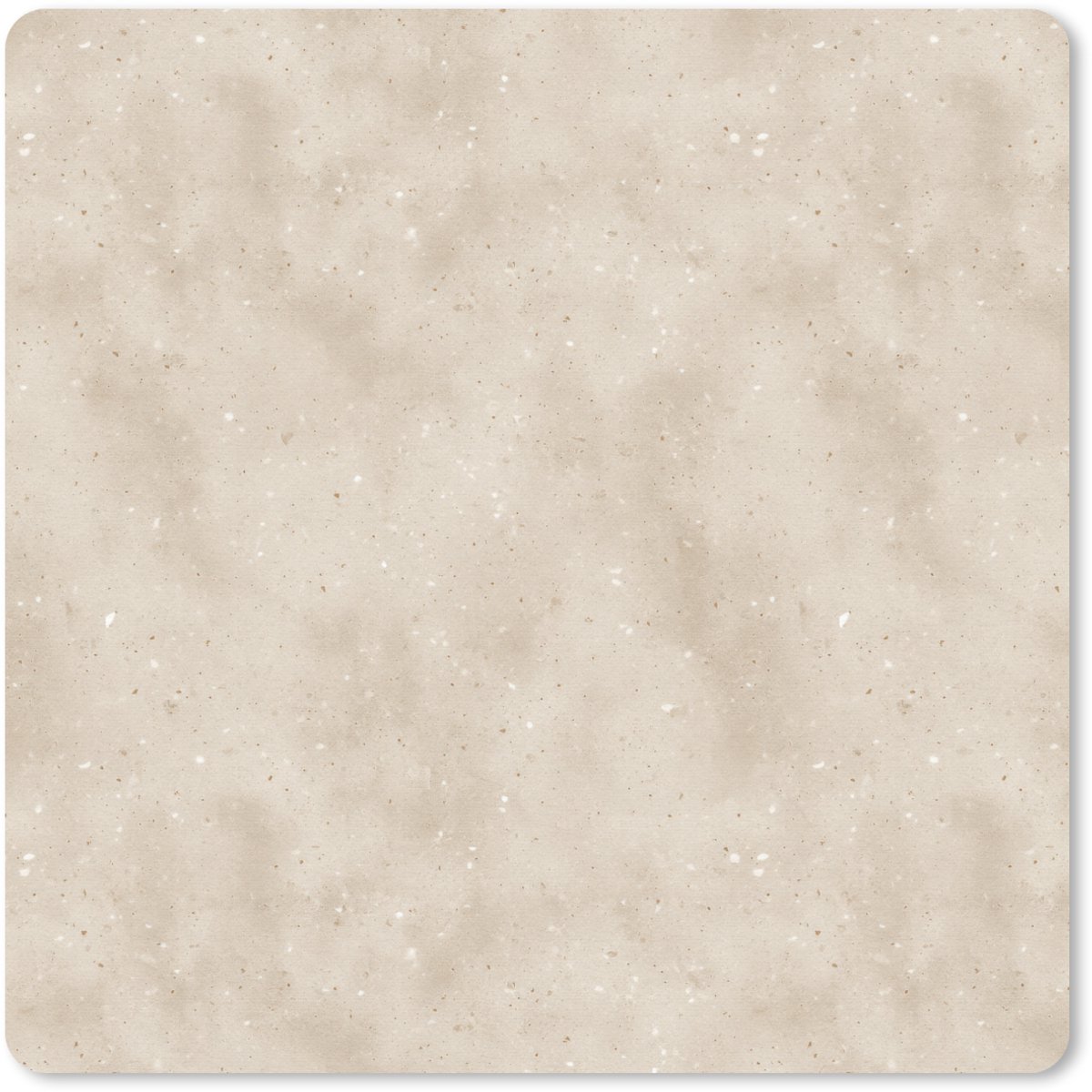 Muismat 30x30 cm - Mousepad Structuur - Spikkels - Beige - Muismatten