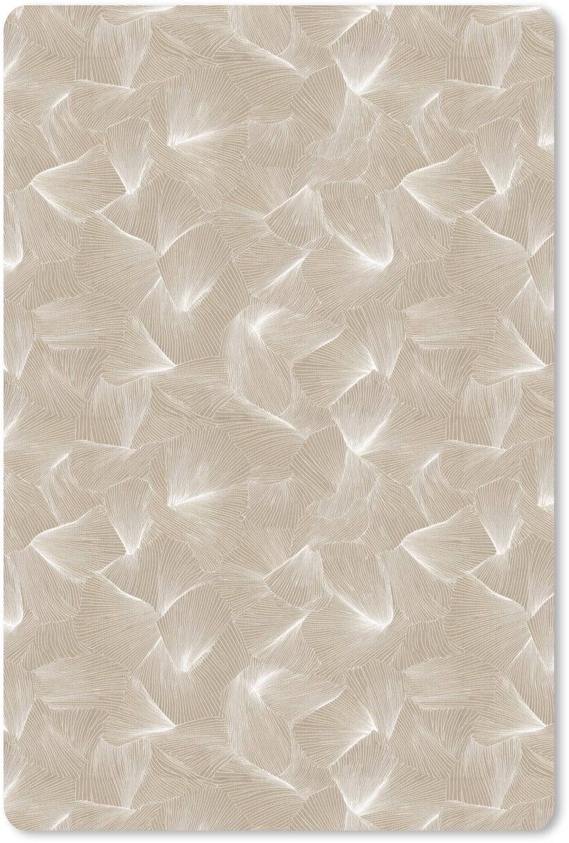 Muismat 13x20 cm - Mousepad Organisch - Textuur - Beige - Muismatten