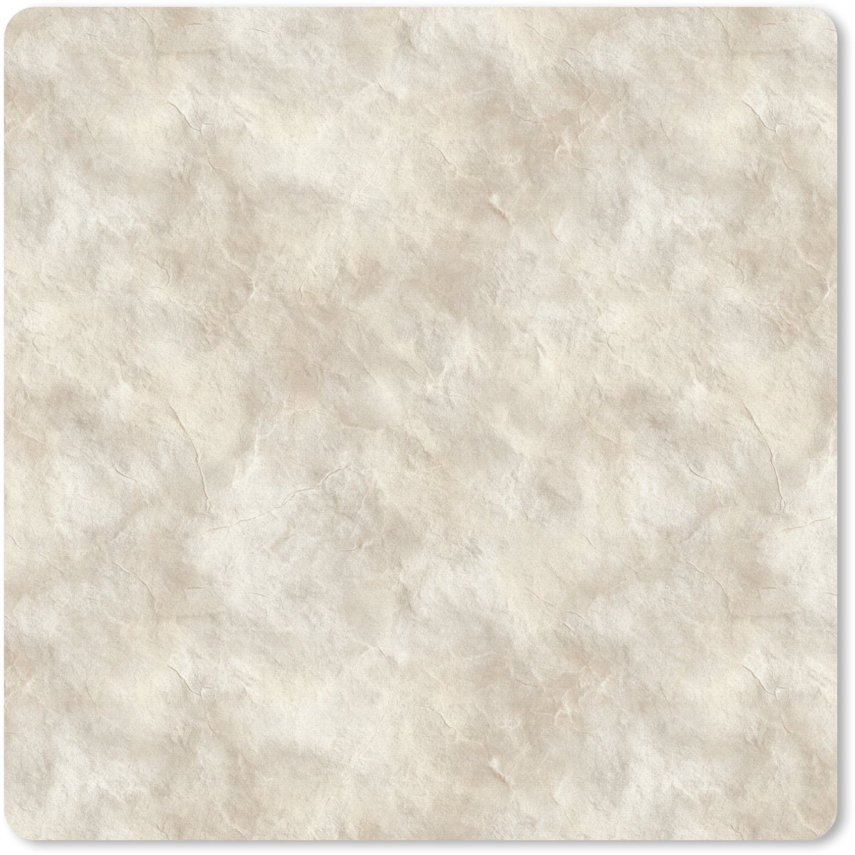 Muismat 30x30 cm - Mousepad Beige - Reliëfstructuur - Natuursteen - Muismatten