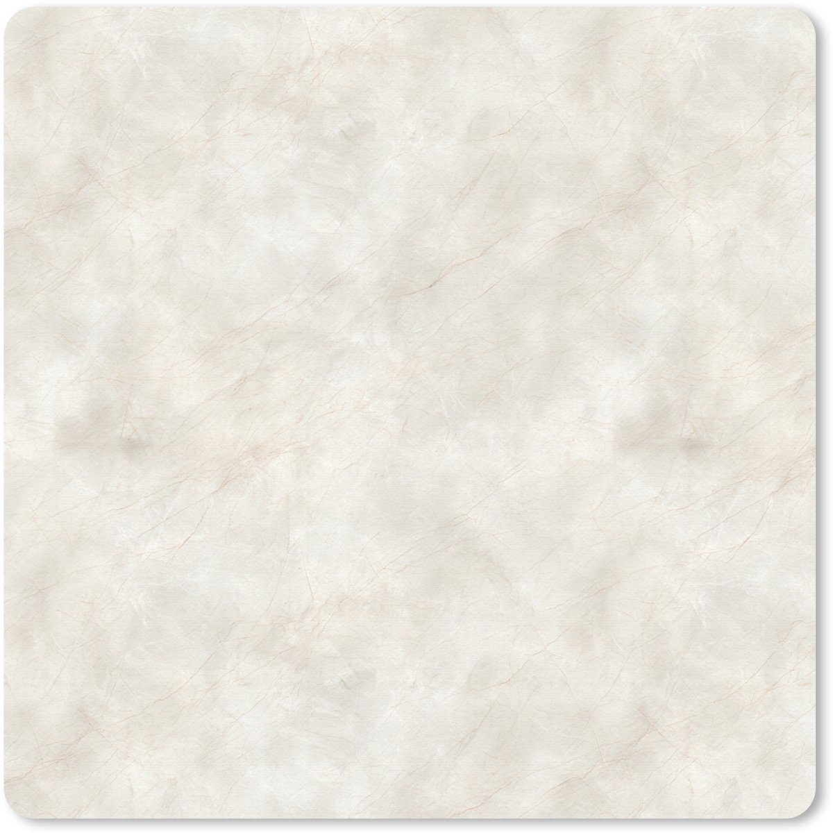 Muismat 20x20 cm - Mousepad Crèmebeige - Marmer print - Aders - Muismatten