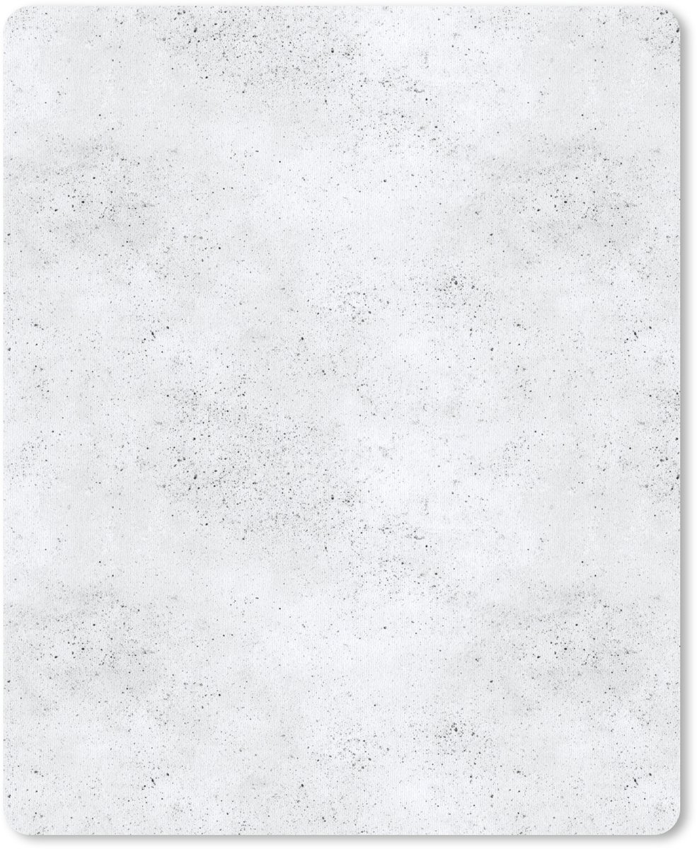 Muismat 12x16 cm - Mousepad Lichtgrijs - Betonstructuur - Subtiel - Muismatten