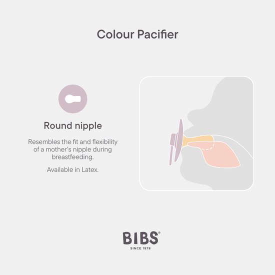 Bibs x Liberty Eloise Blush Mix 0-6 mnd 2 Stuks Fopspeen 11011102 van BIBS — afbeelding 5