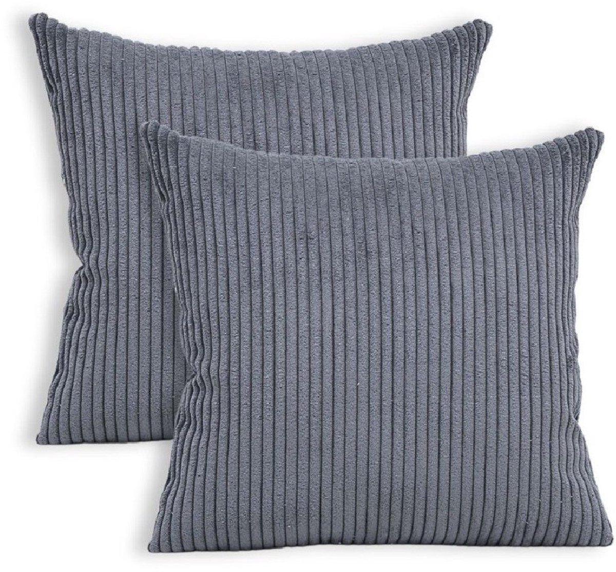 LuMali Kussensloop Grafiet 50x50 cm - Kinder Kussensloop - Toddler Pillow Case - OEKO-TEX®