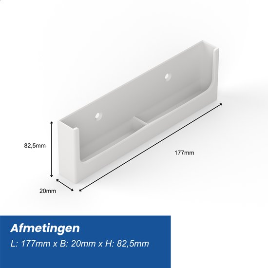 Support mural double pour télécommande Velux Integra KLI série 310 - Convient pour 2 télécommandes