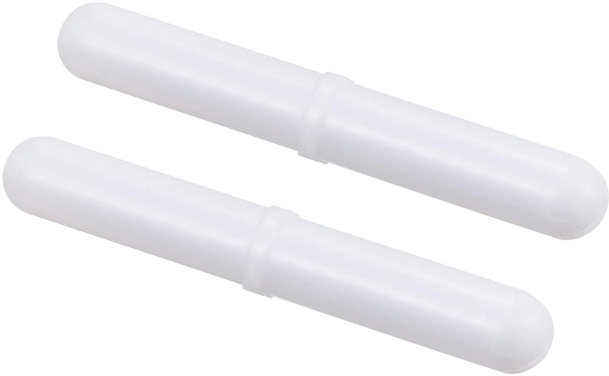 Mixer Staaf - Roerstaaf Magnetisch - Laboratorium Werk - PTFE Coating - 70mm - Wit