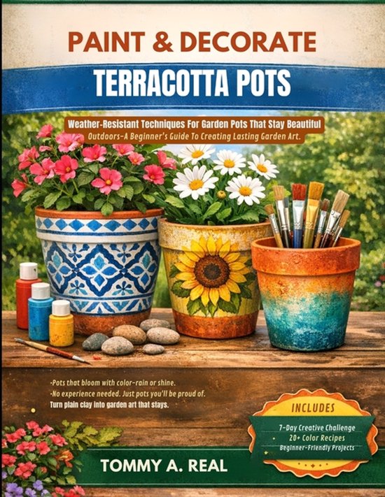 Paint & Decorate Terracotta Pots - cover