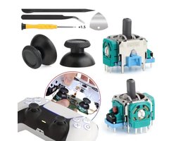 DrPhone StickFix ProX 8-in-1 Joystick Reparatie Set – PS5 Controller – Analoge Stick Module – Thumbsticks – Complete Toolkit