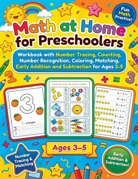 Math at Home for Preschoolers - cover