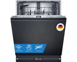 Siemens SN63EX04TE - iQ300 - Inbouwvaatwasser - 60 cm - Energielabel B - Home Connect - varioSpeed Plus je vaat tot wel drie keer zo snel schoon - infoLight