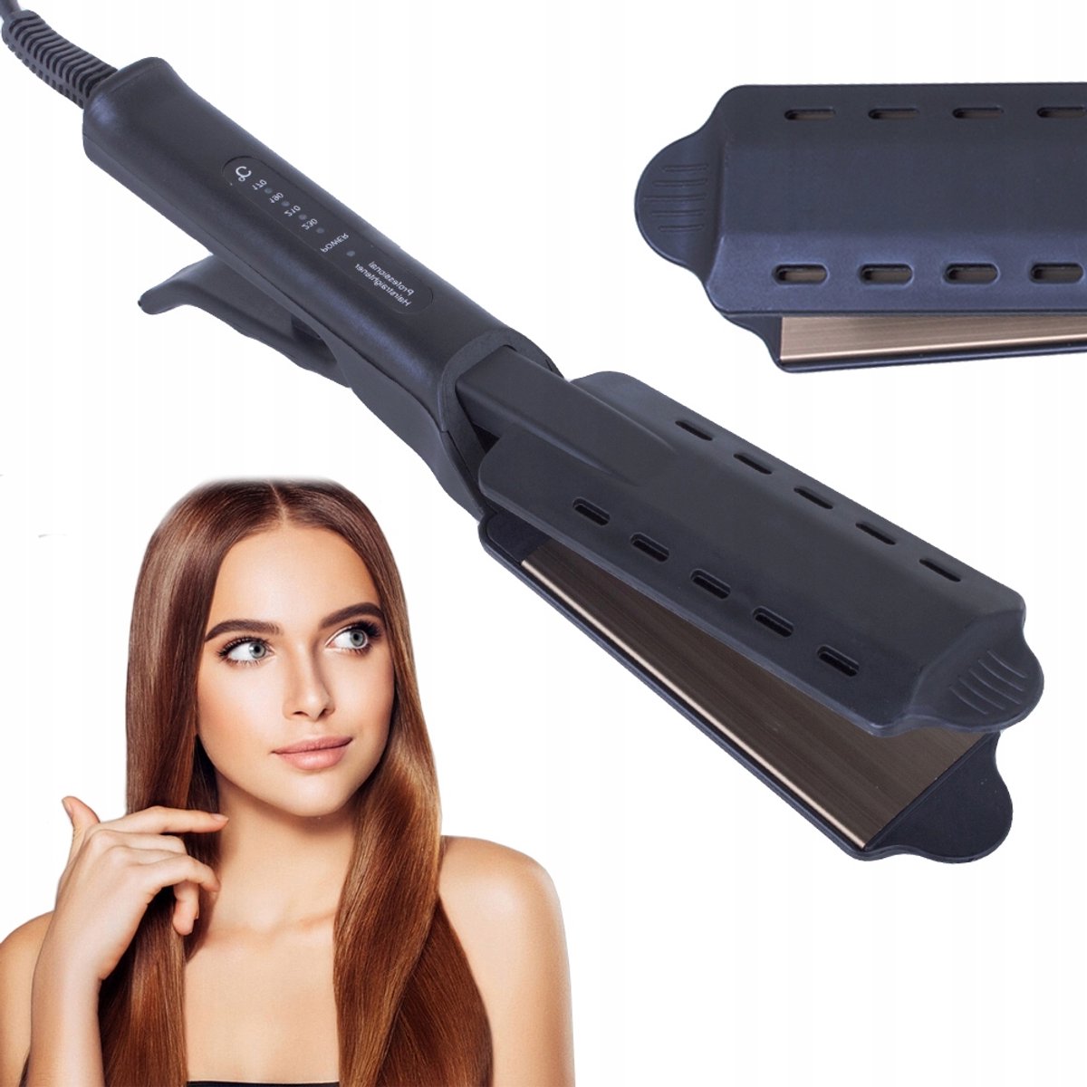 Straight Perm Duai Volume- stijl- ceramic penal