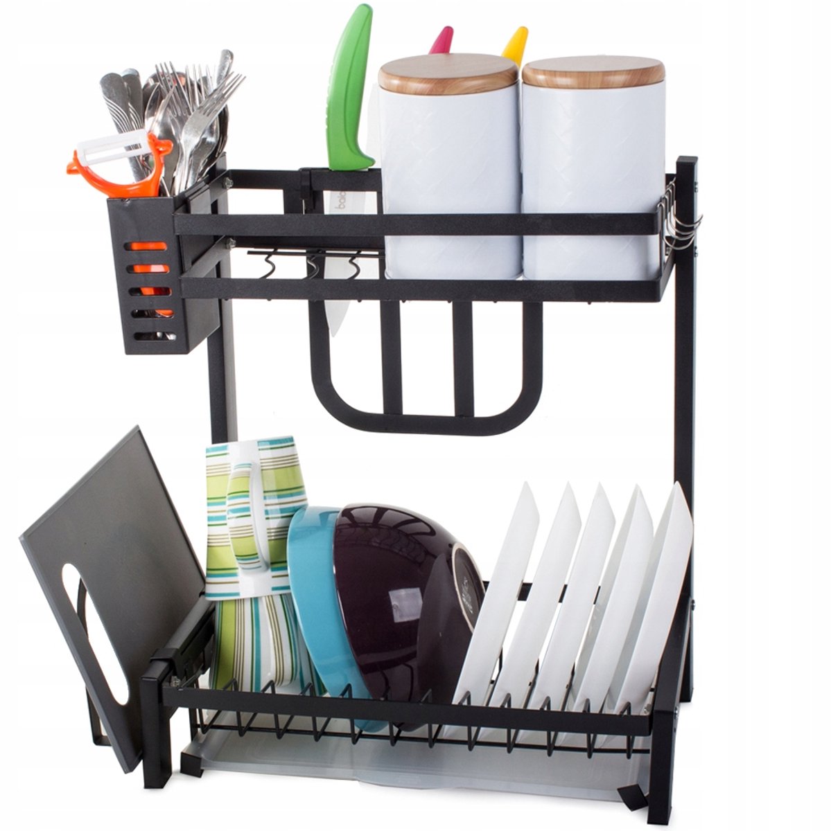 Pingyang Rongrong - Dubbelzijdig Afdruiprek - Keuken Loft - 40x35x22.5cm