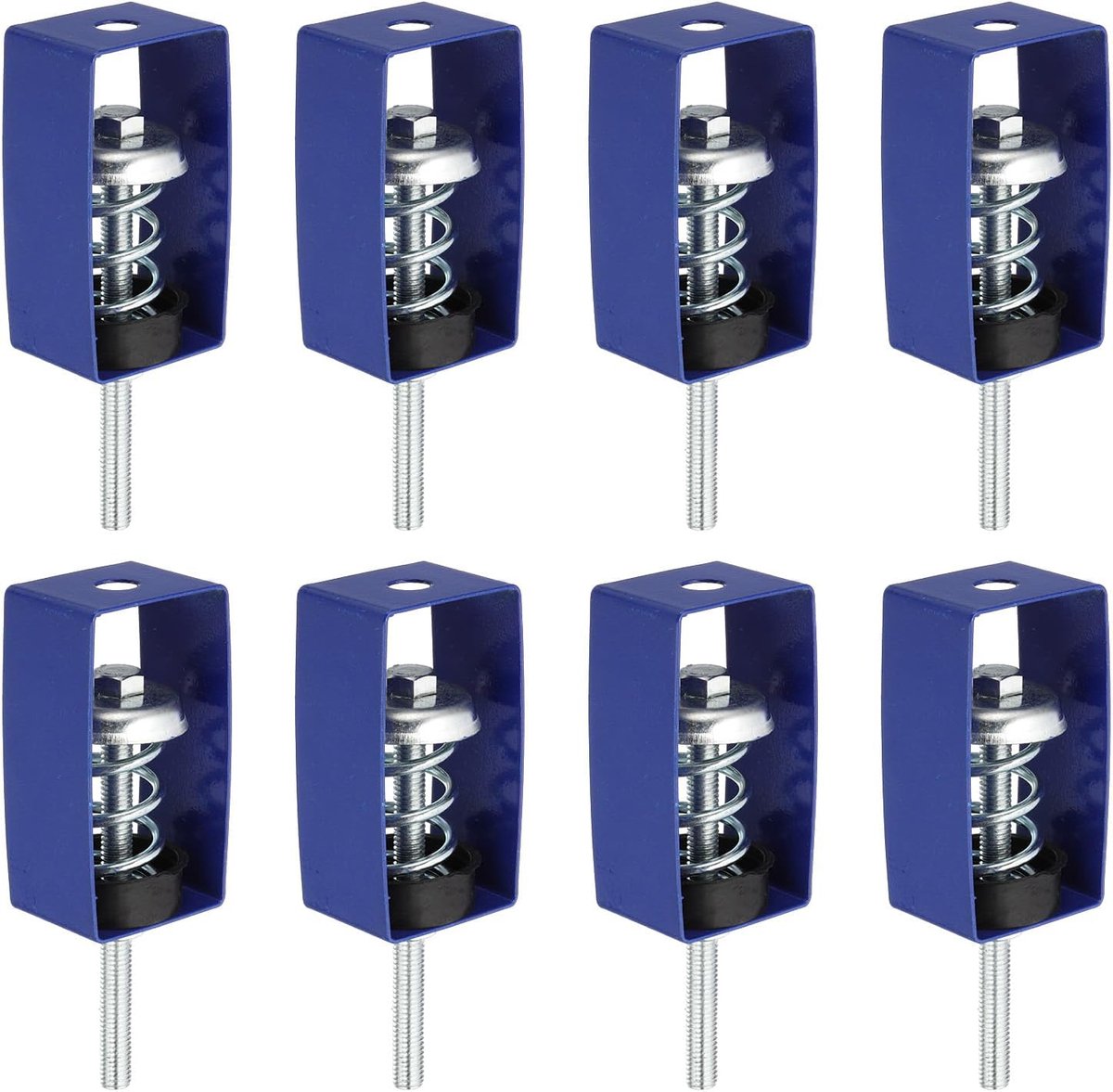 Ceiling Spring Vibration Insulator Hangers - 8PCS 22lbs Mechanical Vibration Dampening Mounts - Anti Vibration voor A/C Air Processor, Bedroom, Theatre, Studio - Blue