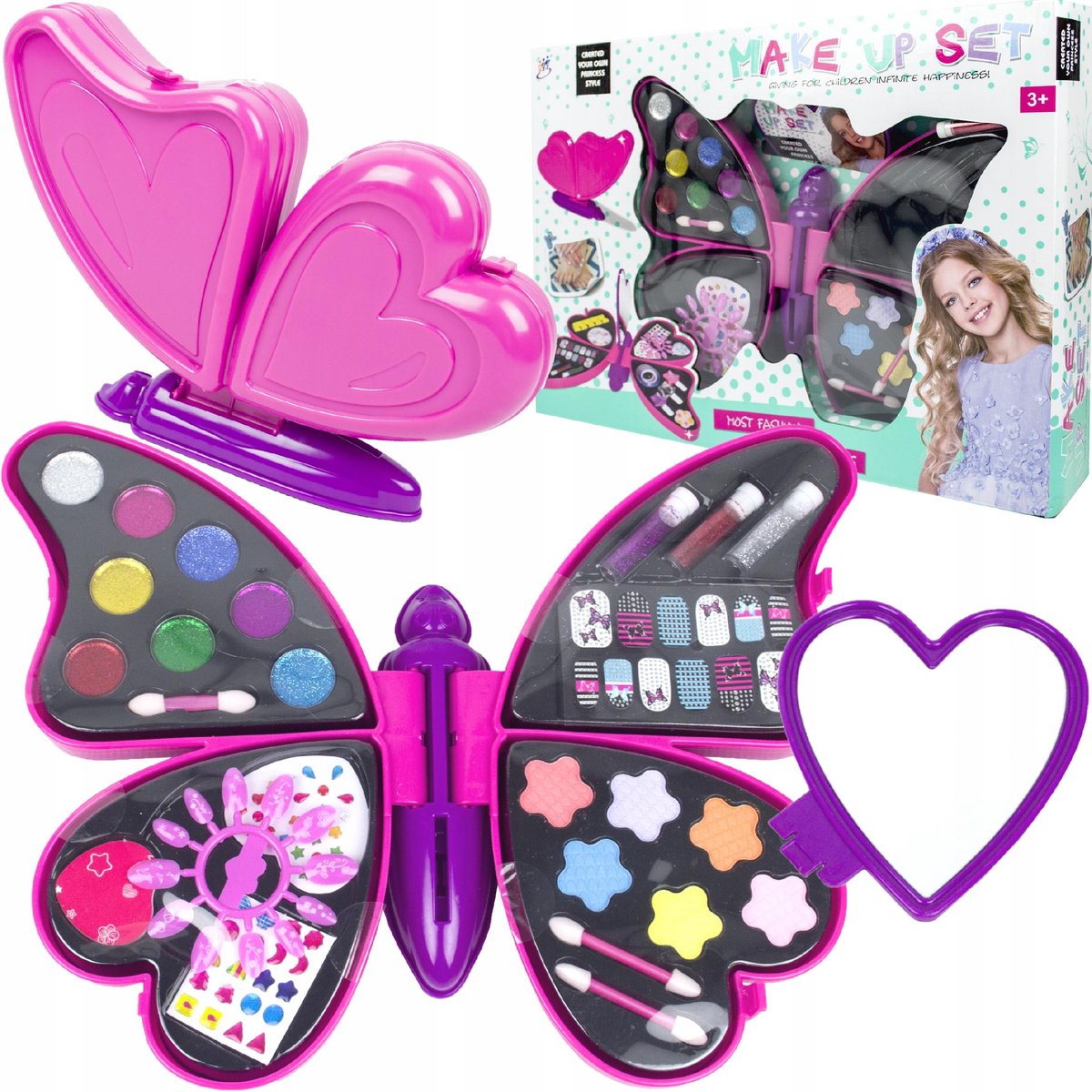 LandToys - Make-up Tasje - Vlindervorm - Meisjes 3+