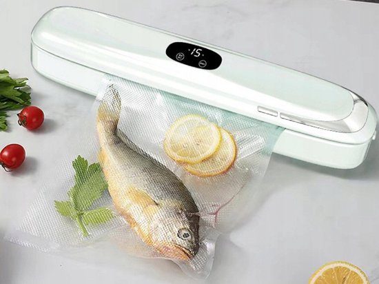 Pingyang Rongrong Serie - Vacuüm Verpakkingsmachine - 90W - Met 5 Vacuümzakken - Wit van Pingyang Rongrong Handicraft — afbeelding 4
