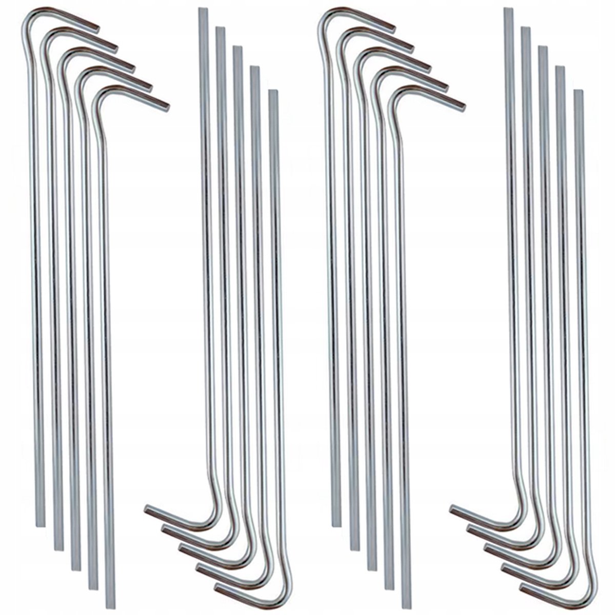 Link Star Serie - Stalen Tentpinnen - 18cm - Ergonomisch - 20 Stuks