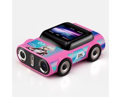 Zakcamera, miniformaat, digitale camera, videocamera, compact | 360° ultracompact, inclusief 32 GB geheugenkaart, tot 2K-opname, autovormig ontwerp, sleutelhanger | Digitale camera in filmcamerastijl, draagbaar, actiecamera – paars