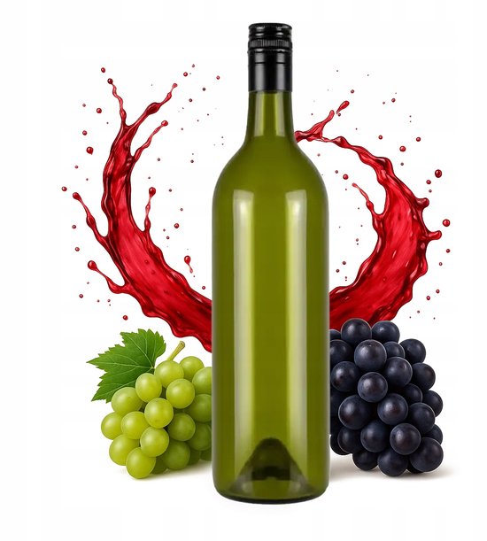 Bimberek - Glazen Fles - 750ml - Olijfgroen - Met Dop van Bimberek — afbeelding 2