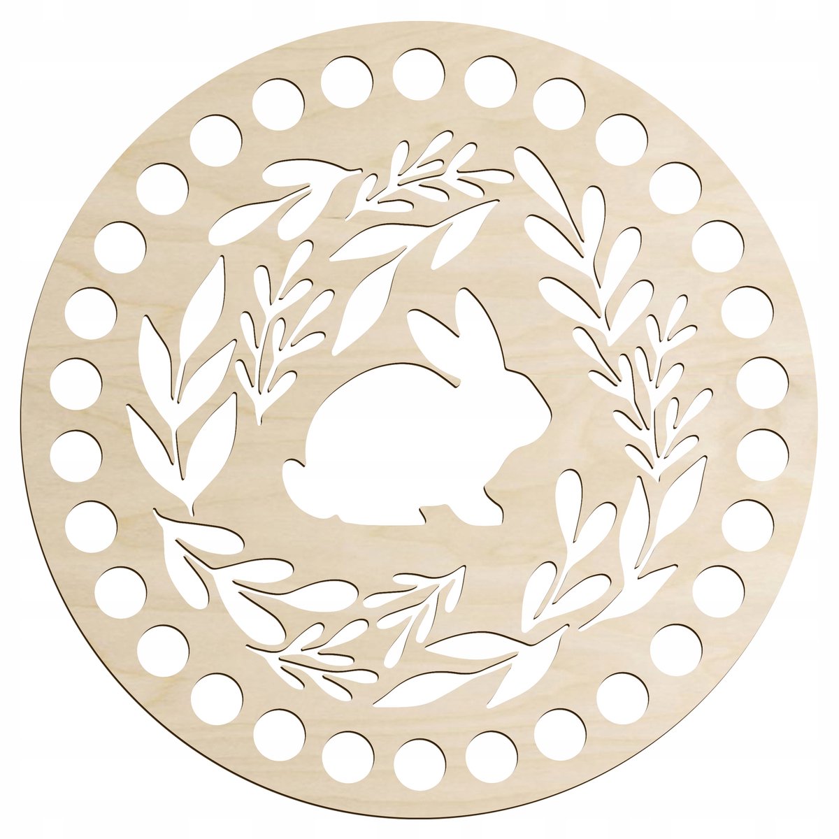SMX Design - Houten Basis Ronde - 20cm - Gevlamd - FSC-gecertificeerd