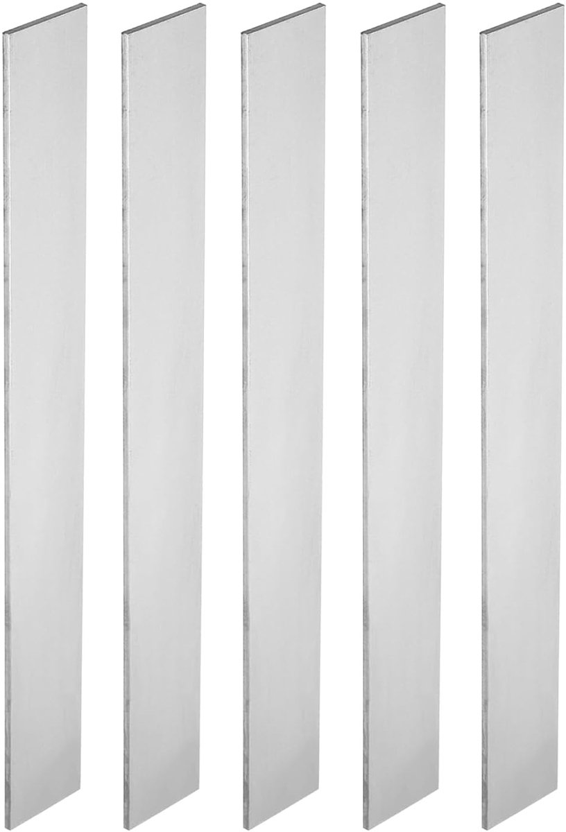 Set van 5 Spring Steel 1095 voor het maken van messen - 30.5 x 2.5 x 1/8 cm - Bladstaal voor DIY en professionele hobbygebruik