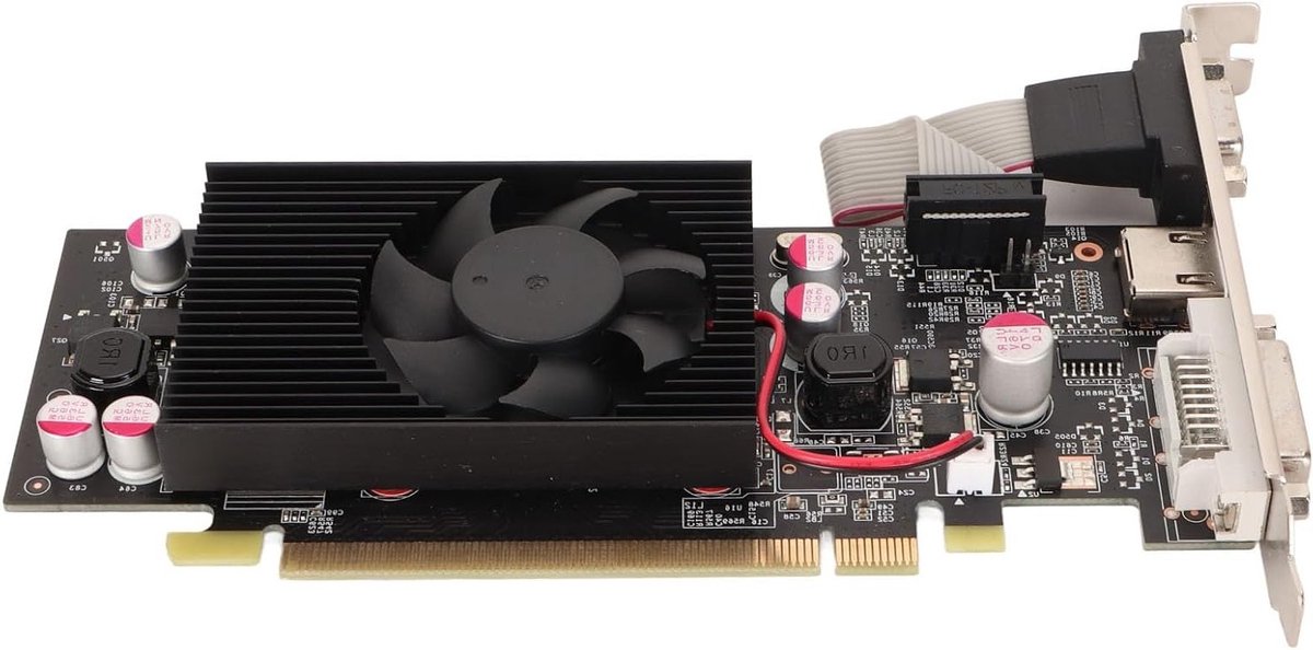 Krachtige 1GB DDR2 64bit Grafische Kaart voor DirectX10.1 Gaming en Multimedia met PCI Express X16 en DVI VGA Aansluitingen