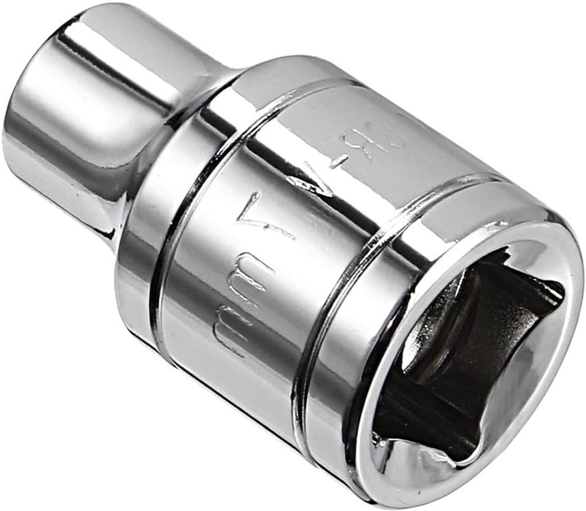 3/8-Inch Drive 7mm 6-Point Shallow Socket - Metric Cr-V Steeksleutel voor Auto- en Huishoudelijk Gebruik, Duurzaam en Betrouwbaar