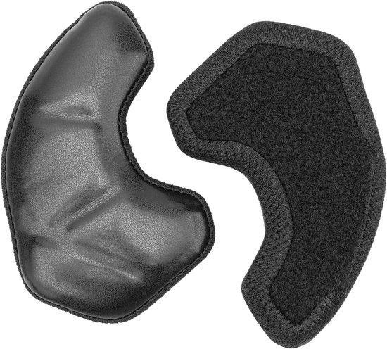 Voetbalhelm Kinstukken - Kinbeschermers Helm - American Football - Schokabsorberend Traagschuim - 3/4 inch - Zwart