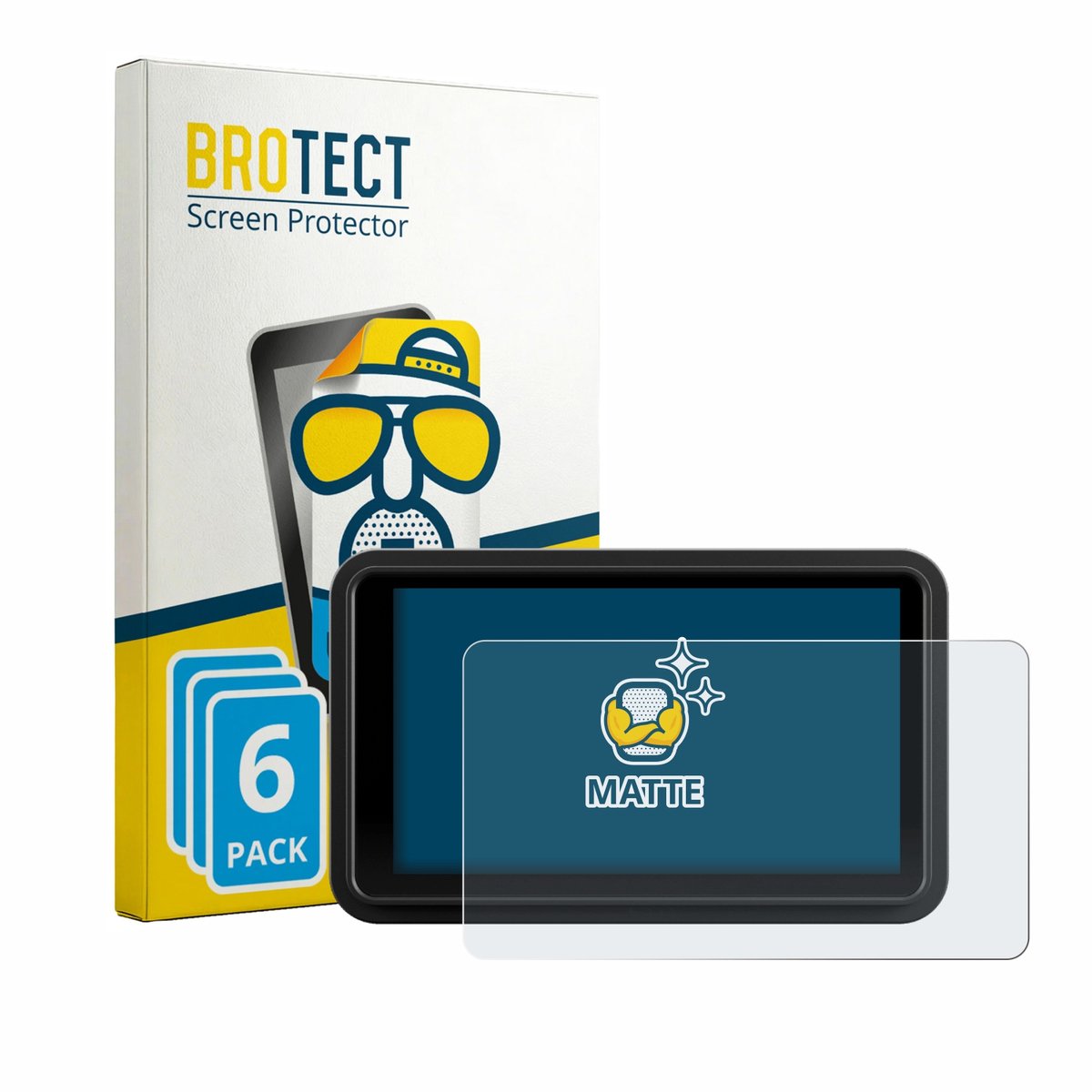 BROTECT - Screenprotector voor Atomos Ninja RAW 5" - Folie Beschermfolie matte 6 Stuks