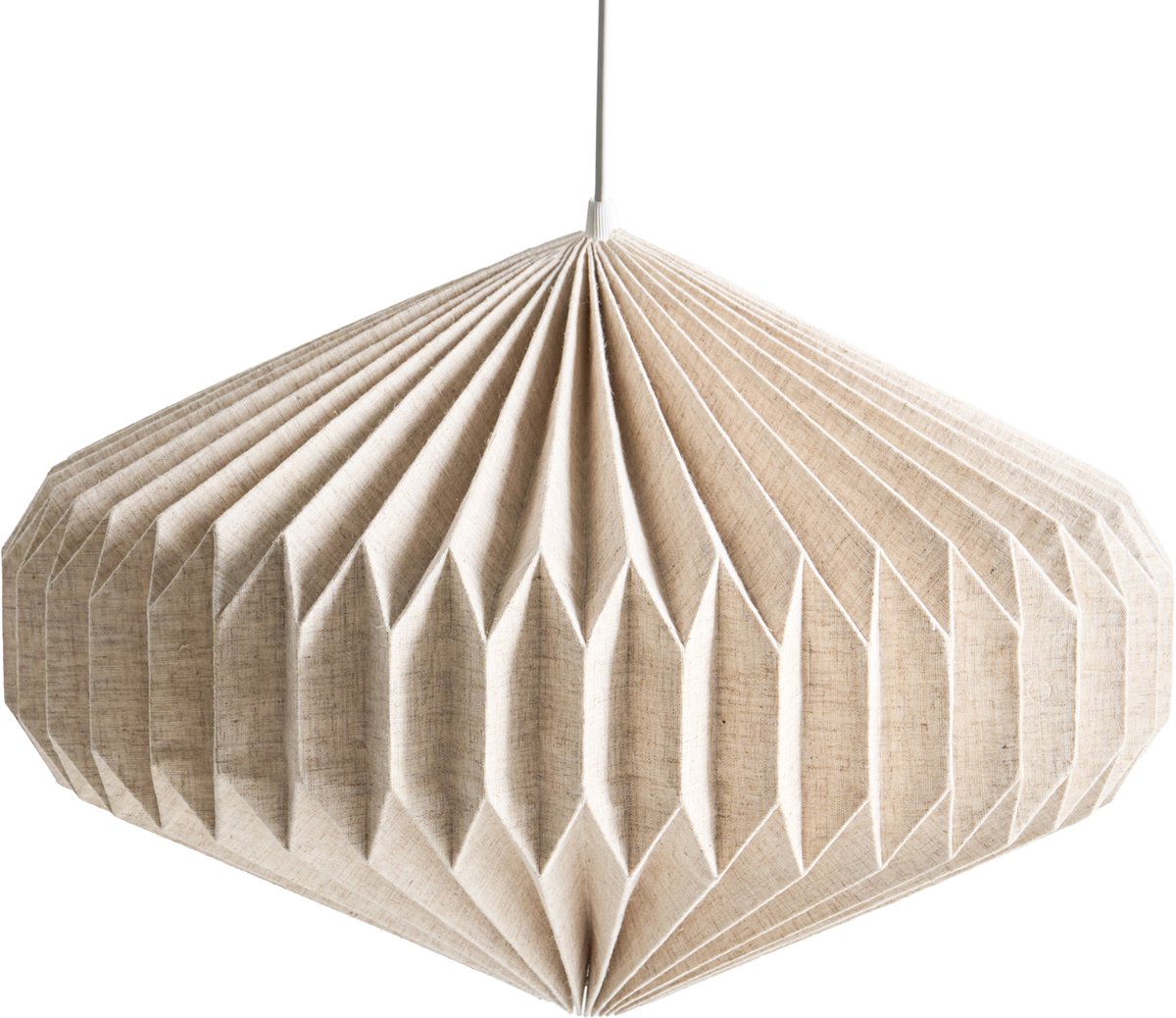 VISMAN - Plafondlamp - Beige - Katoen