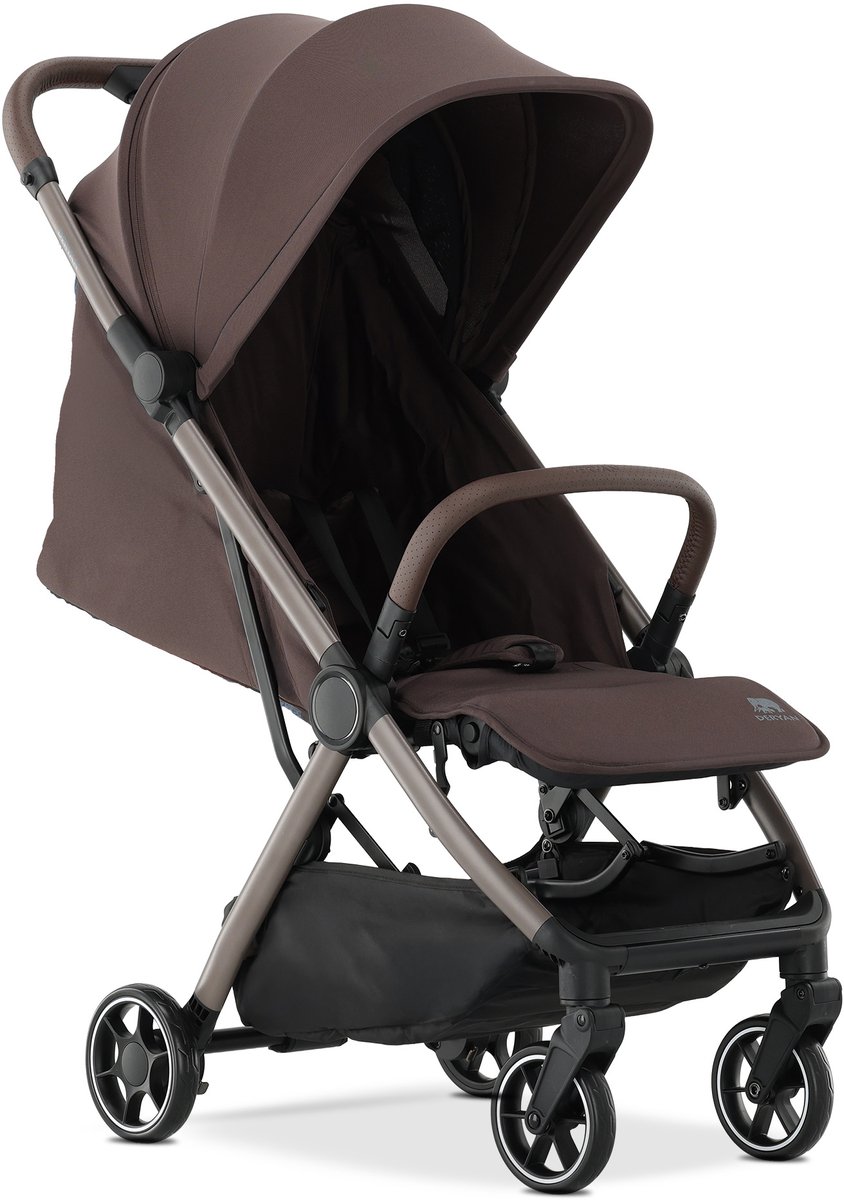 Deryan Air Buggy - Vliegtuig Buggy - 8 kg - Geïntegreerde Tas - Chocolate – foto 8