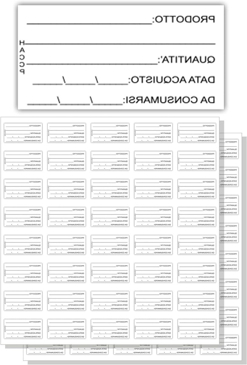 Vriesetiketten - Etiketten vriezer - Voedselbeheer - HACCP conform - 25 x 50 mm - Wit