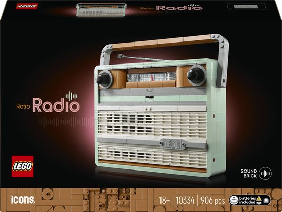 LEGO Icons 10334 Retro radio LEGO Icons 10334 Retro radio