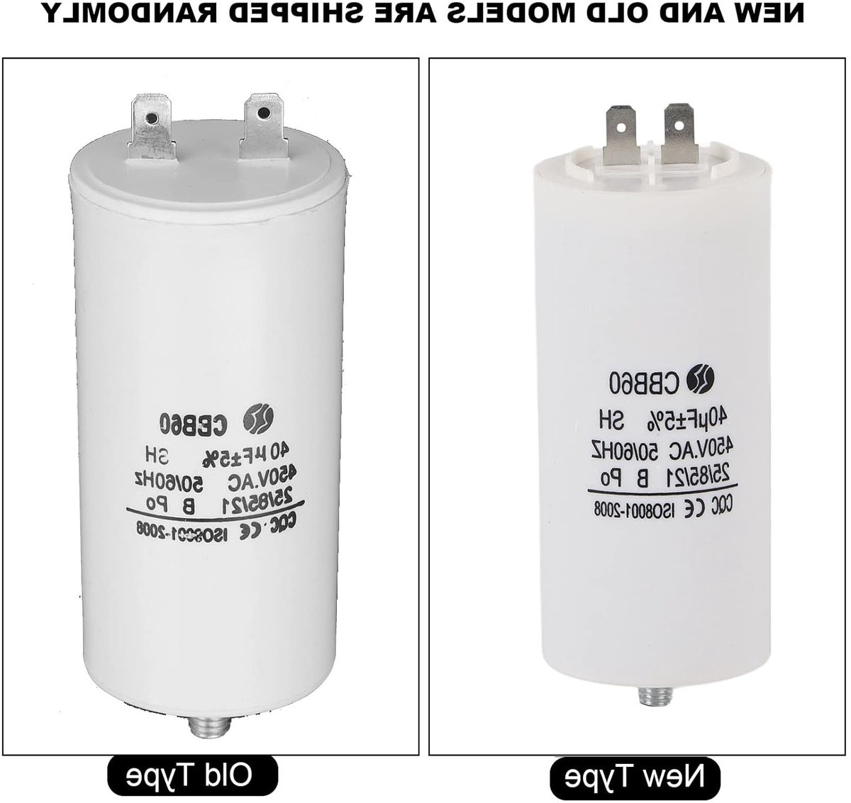 450V 40uF Startcondensator voor Waterpomp en Wasmachine - Frequentie 50/60Hz, Motorondersteuning, Efficiëntie Verbetering