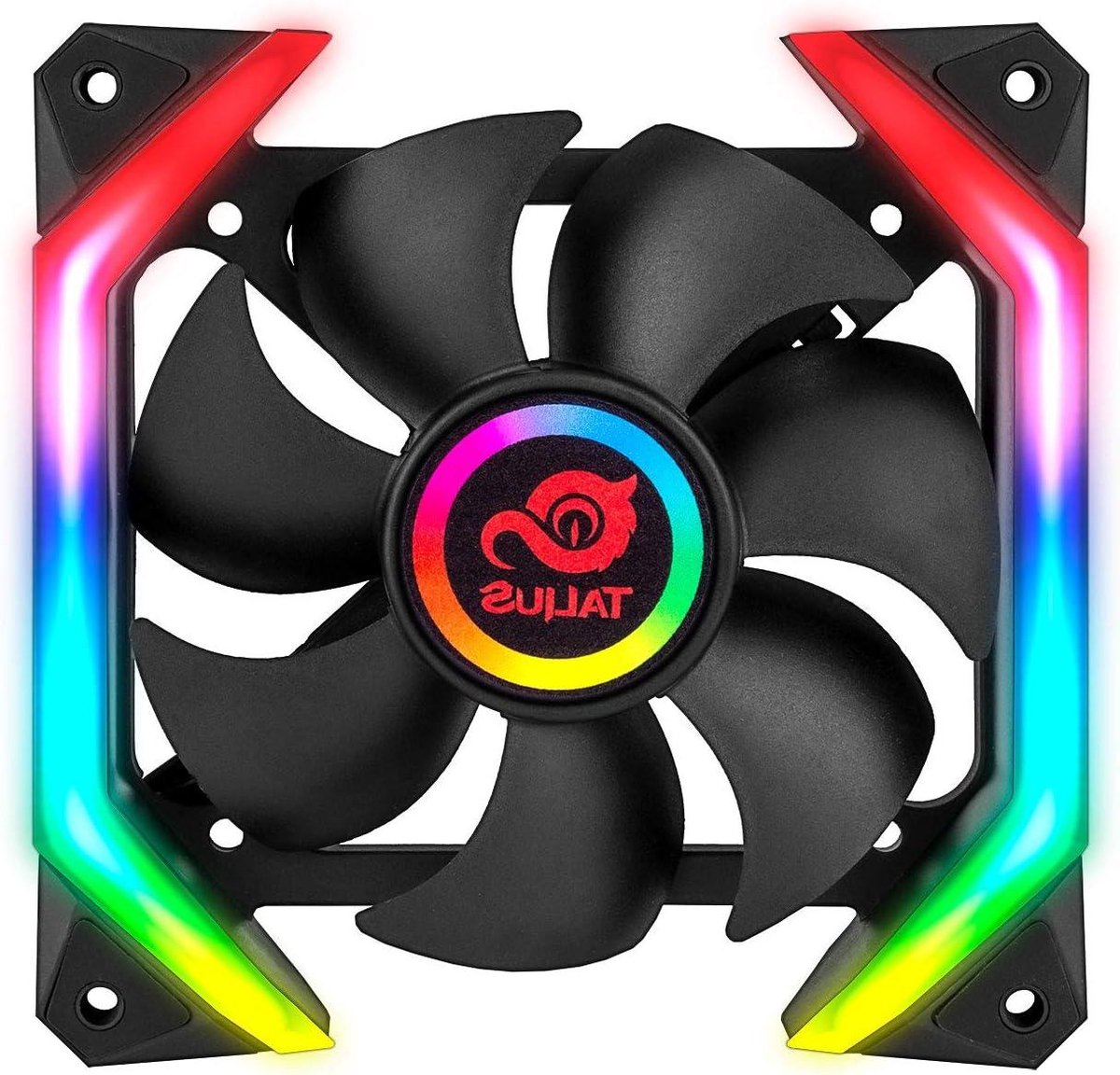 PC Ventilator - Computer Fan - Componenten Koelen - ARGB Verlichting - 12 cm - Zwart