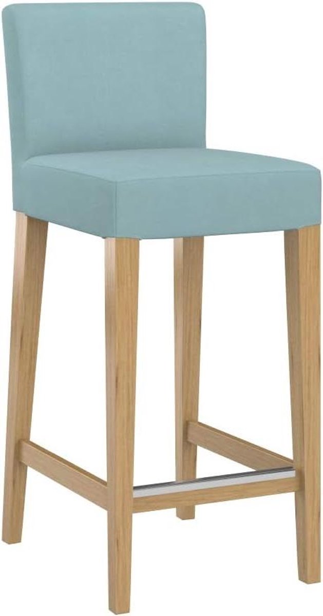 Barkrukhoes - Stoelhoes Barkruk - Meubels Vernieuwen - Vlek- en Waterafstotend - 40x51x91 cm - Lichtblauw
