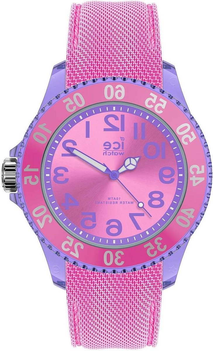Kinderhorloge Roze - Meisjeshorloge Polshorloge - Tijd Leren - XXL Cijfers - Klein - Roze