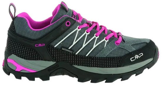 CMP Rigel Low Wandelschoenen - Maat 41 - Vrouwen - grijs/zwart/roze
