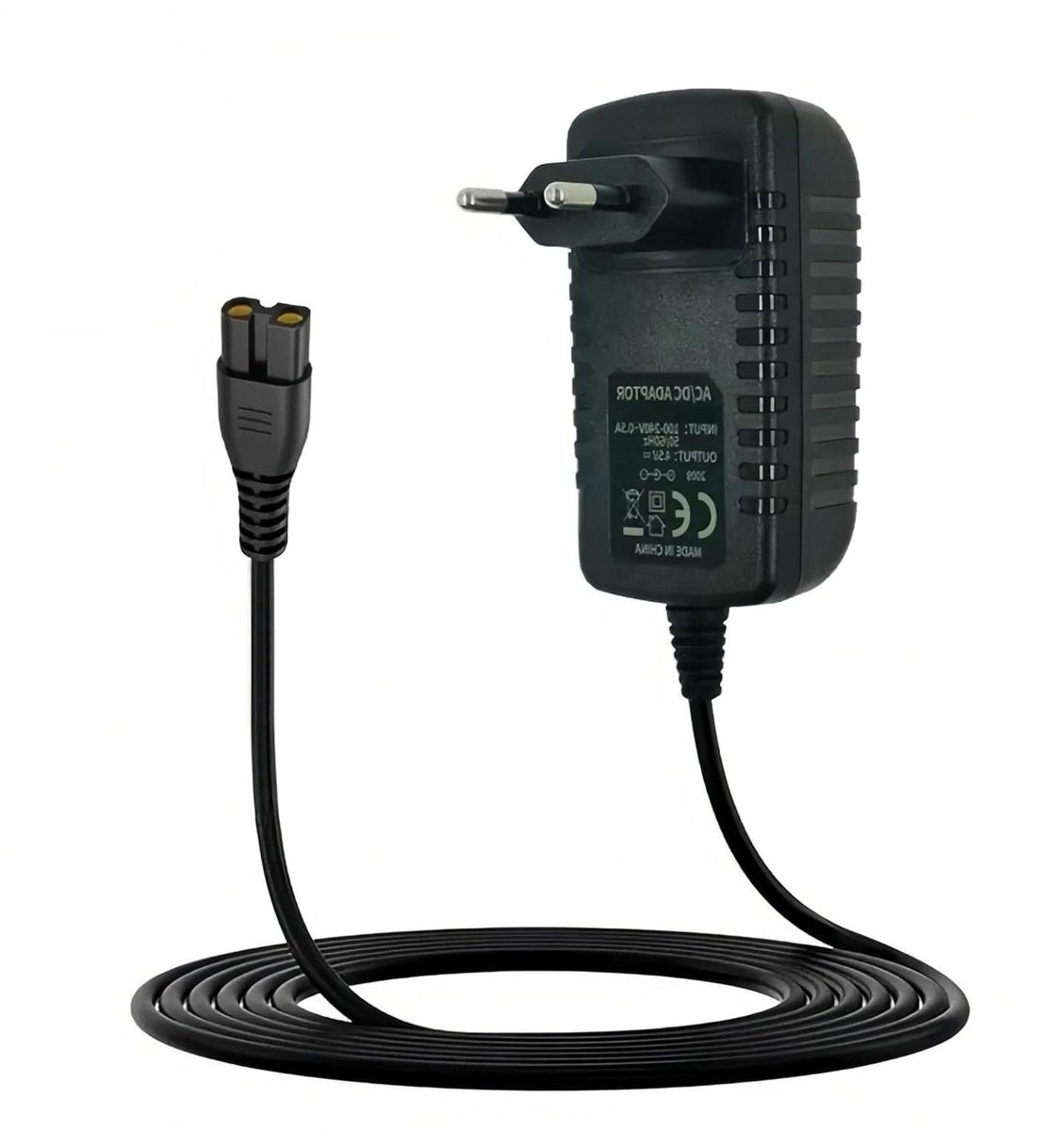 Oplaadkabel Trimmer - Voeding Snoer - Apparaat Opladen - Specifieke Compatibiliteit - 2 Meter - Zwart