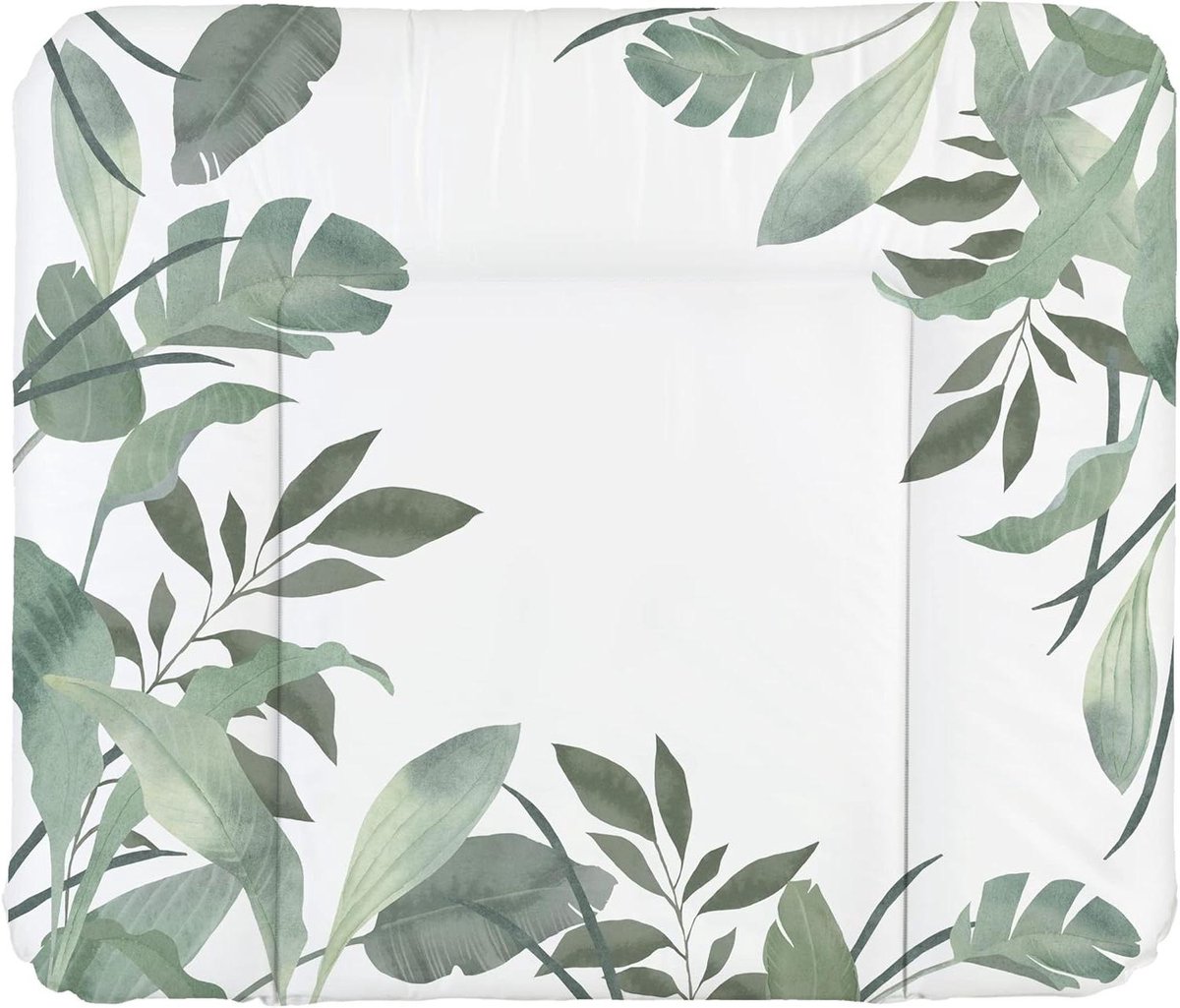 Aankleedkussen Breed - Luier Mat - Baby Verzorgen - Extra Gewatteerd - 85 x 72 cm - Soft Tropical Motief