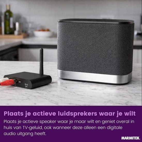 Marmitek Audio Anywhere 730 draadloze audio zender en ontvanger - Toslink & ARC - Draadloos audio van Marmitek — afbeelding 4