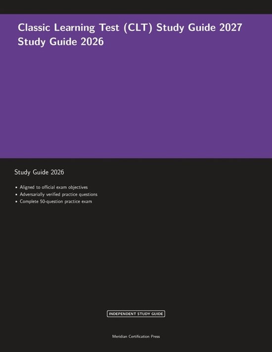 Meridian Certification Press Study Guides- Classic Learning  ... - cover