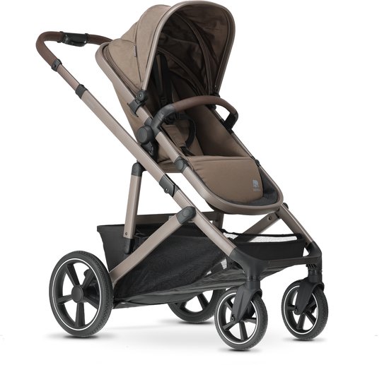 Deryan Evy V2 Kinderwagen - Duo Kinderwagen - Uitbreidbaar - Inclusief reiswieg - Hazel — afbeelding 2