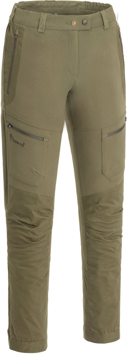 Pinewood Finnveden Hybrid TRS W – Outdoor Kleding Broeken Lange broeken Olijf
