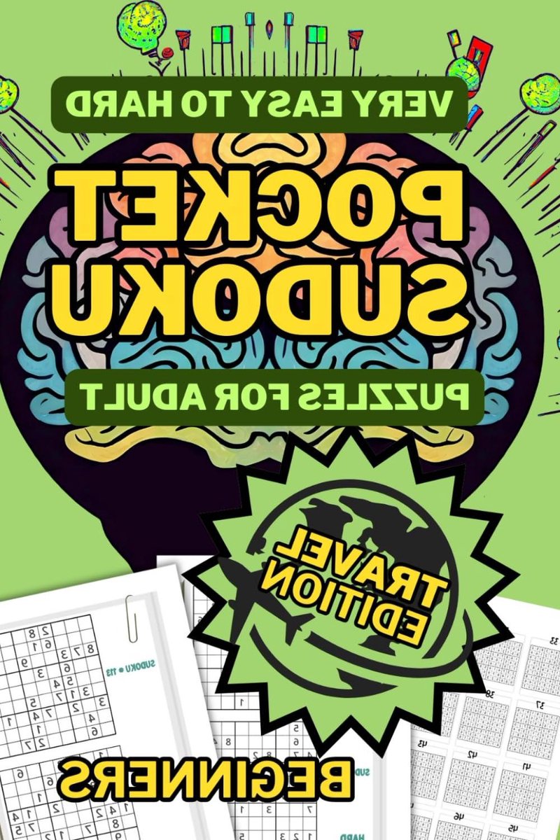 Pocket Sudoku Puzzelboek - Reis Sudoku's - Hersenen Trainen - 5 Moeilijkheidsgraden - 4 x 6 inch - Niet gespecificeerd
