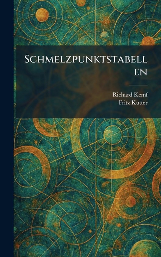 Schmelzpunktstabellen - cover